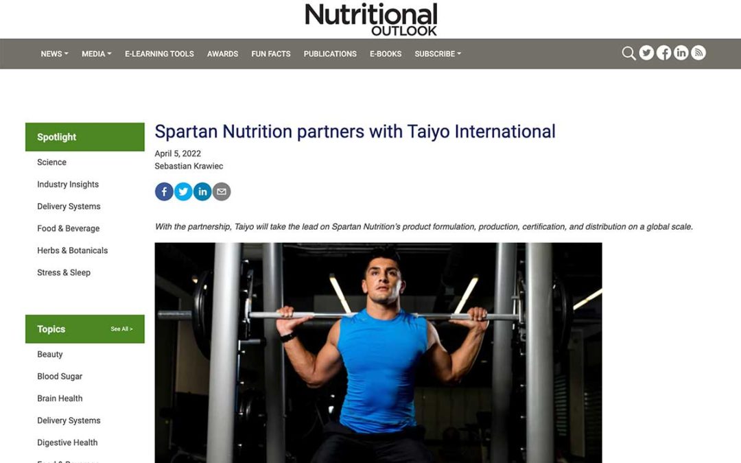 Nutritional Outlook website screenshot